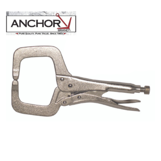 Anchor 100-AB-11RI Locking C-Clamp 2.625" Throat Depth 11" OAL Chrome 3-3/4"Open