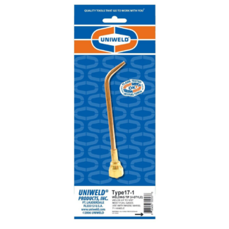 Uniweld Type 17-1 Welding Tip (V-Style) Welds Up To 3/32" Most Fuel Gases