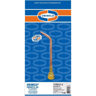 Uniweld TYPE 17-4 Welding Brazing Tip Welds Up to 1/4" Brazes Up to 2" Tube