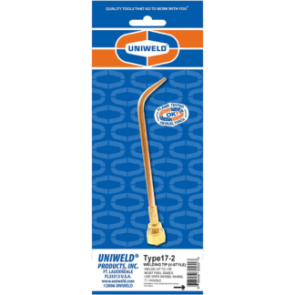 Uniweld TYPE 17-2 Welding Brazing Tip Welds Up to 1/8" Brazes Up to 1" Tube