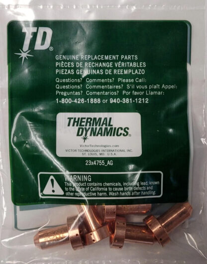 Thermal Dynamics 9-8211 Plasma Cutting Tip Size 80A Pk5