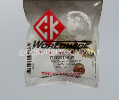 CK Worldwide D3GS116-P Gas Saver Kit for 1/16" with Pyrex Cup
