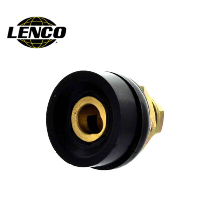 LENCO LDPM-50 08106 FEMALE PANEL MOUNT PLUG BLACK