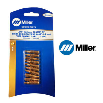 MILLER T-M045 AccuLock MDX Contact Tip for 0.045" (1.2mm) Wire (10 per pkg)