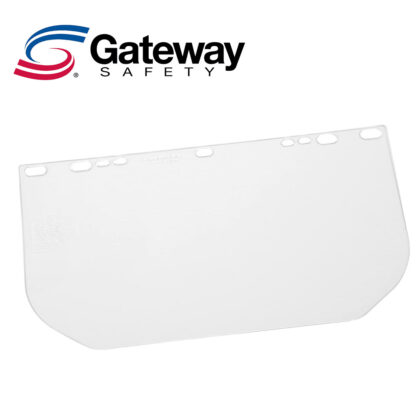 Gateway 654 8"x15-1/2"x .040" Rectangular Headgear Visor Clear