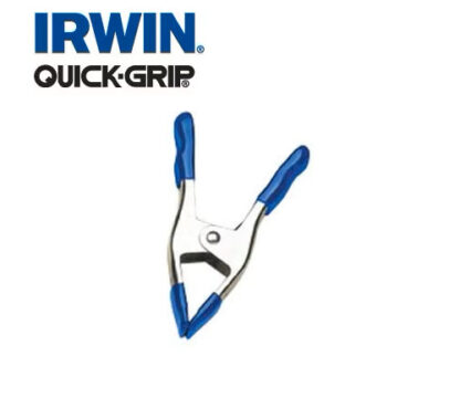 Irwin 222601 Quick-Grip Dipped Metal Handle Fixed Pads Spring Clamp 1 in.