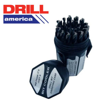 Drill America DWD29J-PC 1/16 - 1/2 HSS Jobber Drill Bit Set Shatter Proof Case