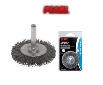 Pearl CLCWEB300 3" x .0118" x 1/4" Standard Crimped Wheel for Steel