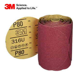 3M 01116 Red Abrasive Paper Disc Roll