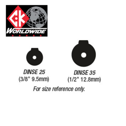 CK WORLDWIDE SLWHAT-25M DINSE 25M WATER COOLED SAFE-LOC CONNECTOR