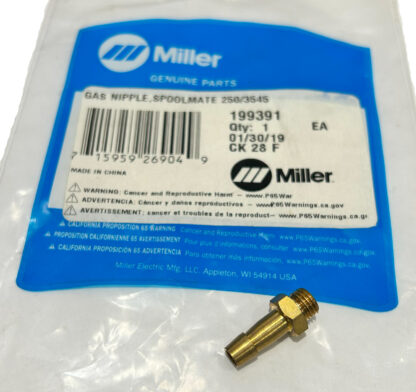 Miller 199391 Gas Nipple