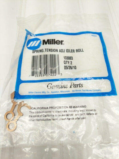 Miller 133083 Spring Tension Adj Idler Roll 2 pack