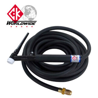 CK Worldwide CK26V-25-R FX Standard Series Gas Cooled TIG Torch with Valve Flex