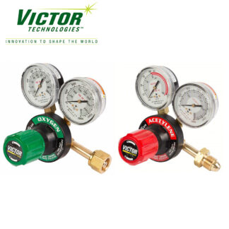 Victor G350 Oxygen CGA 540 & Acetylene CGA 510 Heavy Duty Regulator