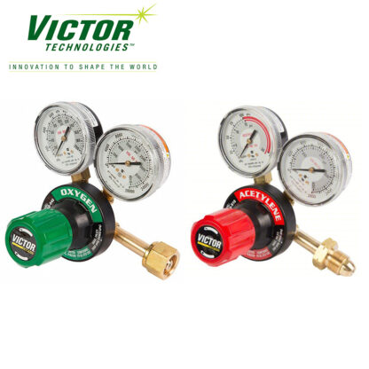 Victor G350 Oxygen CGA 540 & Acetylene CGA 510 Heavy Duty Regulator