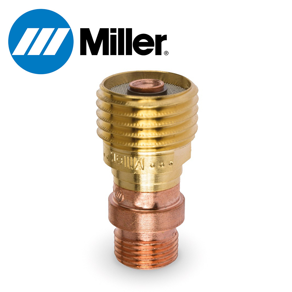 Miller 17GL18 Weldcraft Gas Lens Stubby 1/8" 3.2mm 2/pack