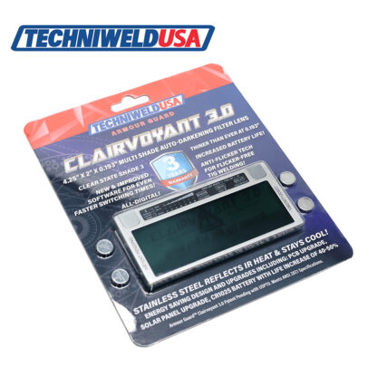 Techniweld AGCLAIRVOYANT3.0 Armour Guard Crystal Clear Blue View 2" x 4 1/4"