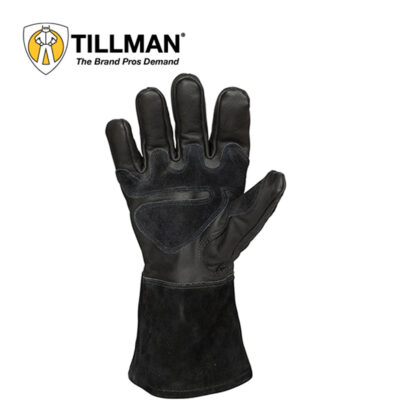 Tillman 55 Onyx Top Grain Cowhide MIG Glove with Split Cowhide Palm Reinforceme