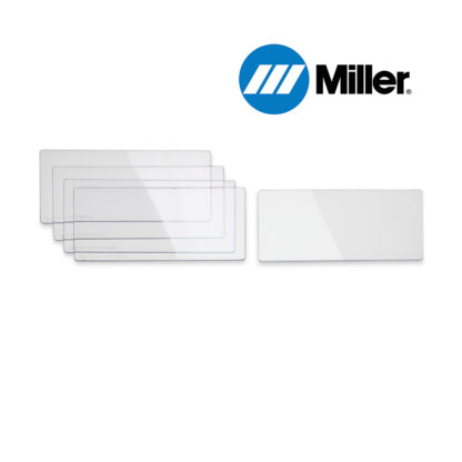 Miller 261830 Lens Grind Shield Classic 2x4 Flip-Up Clear 5 pack