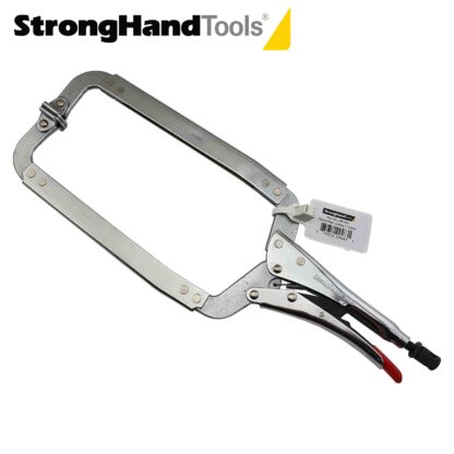 Strong Hand Tools PR18S Locking C-Clamp Deep Pliers 18" Long w/ Swivel Pad Ends - Image 2