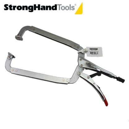 Strong Hand Tools PR18S Locking C-Clamp Deep Pliers 18" Long w/ Swivel Pad Ends - Image 3